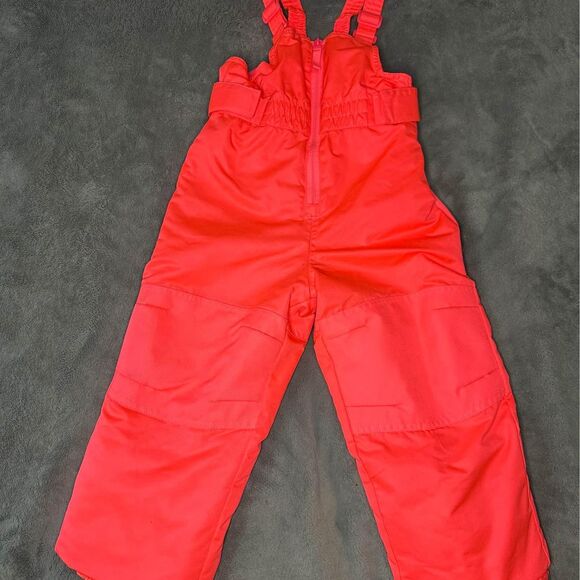 Cat & Jack Toddler Girls Pink One-Piece Snow Pants - Picture 1 of 6